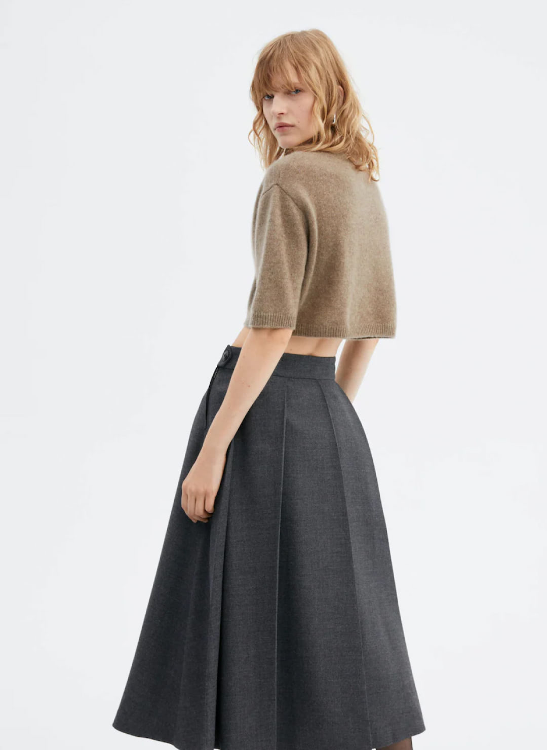Cropped cashmere sweater - Imagem 2
