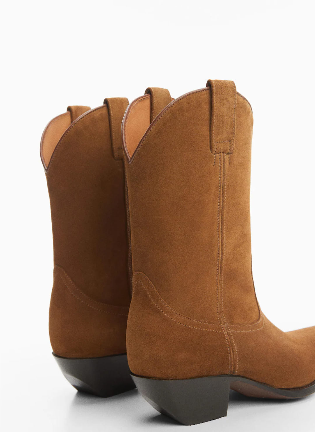 Cowboy split leather ankle boot - Imagem 5