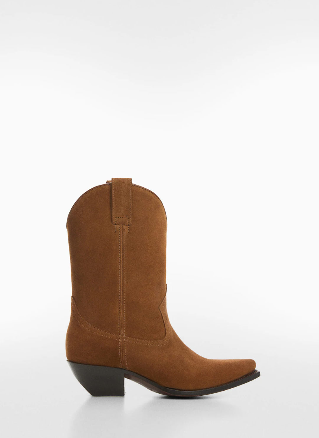 Cowboy split leather ankle boot - Imagem 3