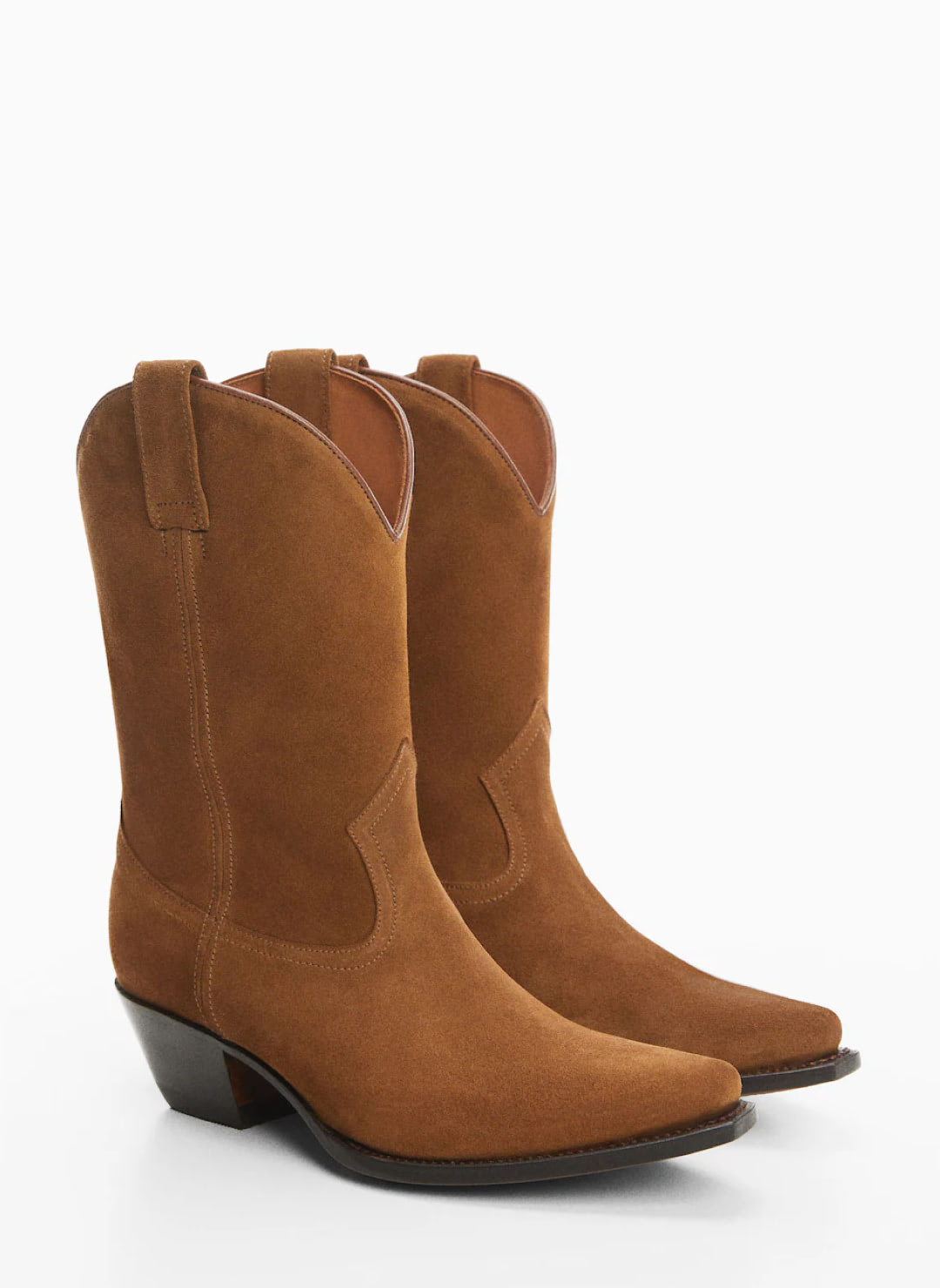 Cowboy split leather ankle boot - Imagem 2
