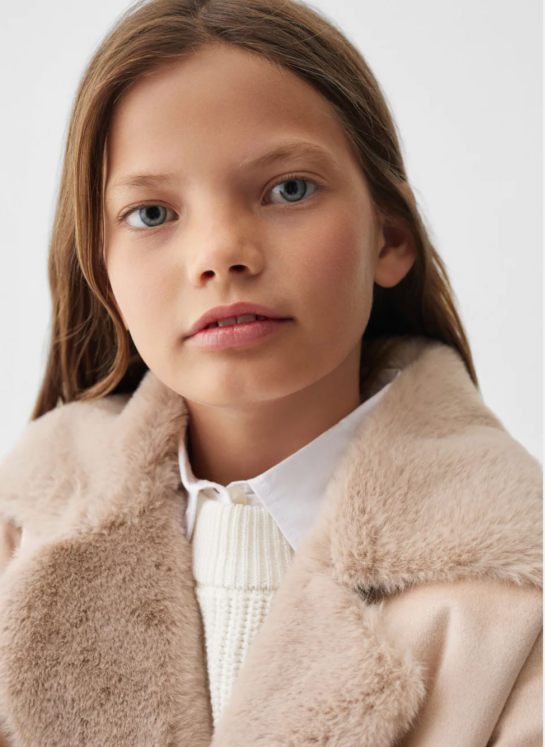 Foux shearling - lined coat - Imagem 4