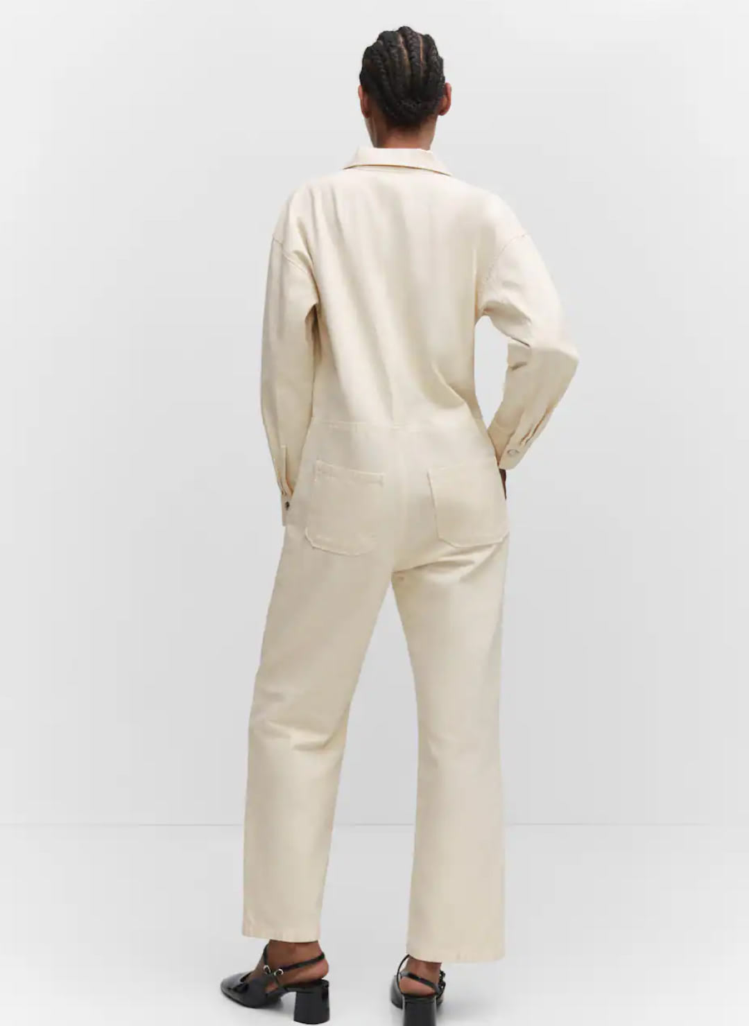 Denim zipper jumpsuit - Imagem 2