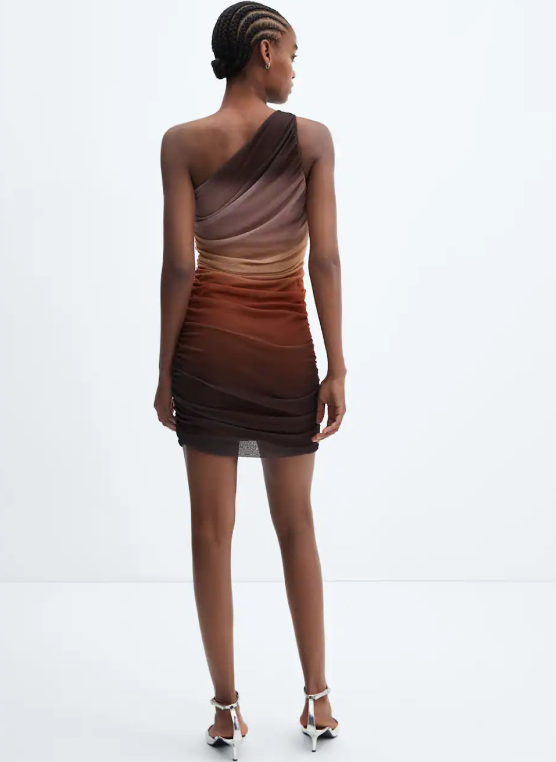 Gradient draped dress - Imagem 2