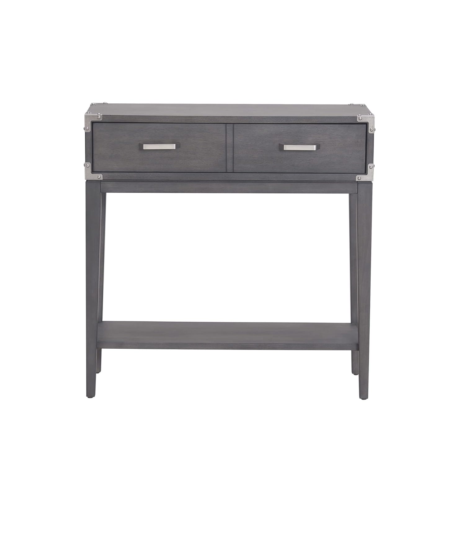 Leick Home Beckett Industrial Console Table, Gray - Imagem 4